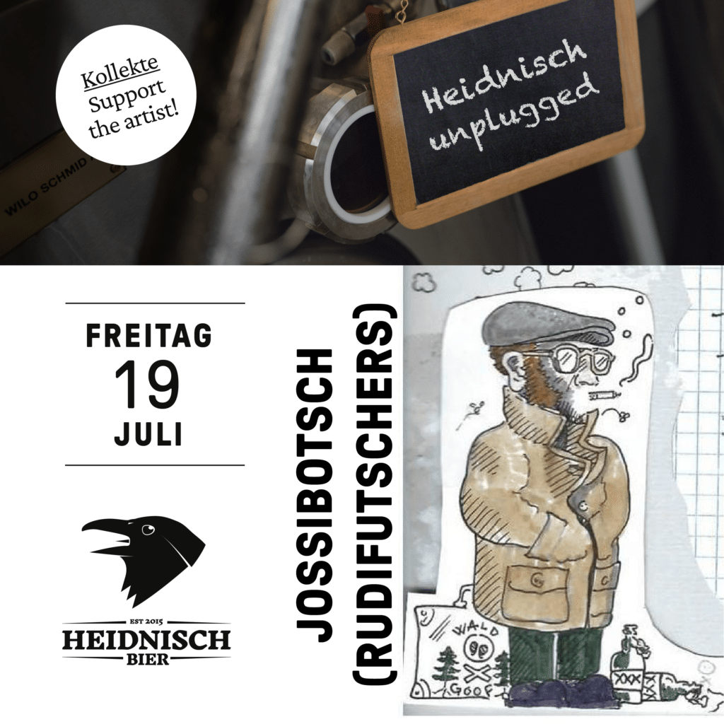 Flyer Heidnisch Unplugged mit Jossibotsch